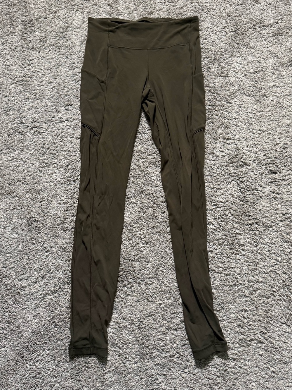 Olive Green Lululemon Leggings Size 4